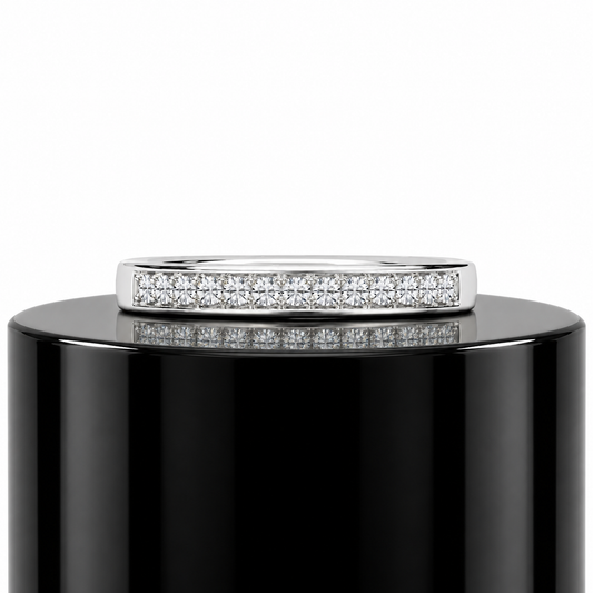 Men's Channel Diamond Wedding Band