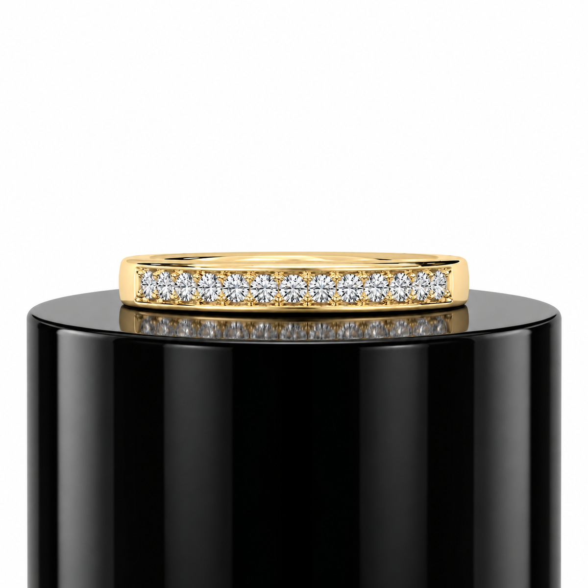 Men's Channel Diamond Wedding Band