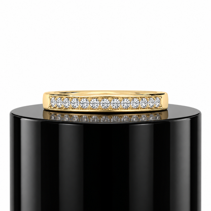 Men's Channel Diamond Wedding Band