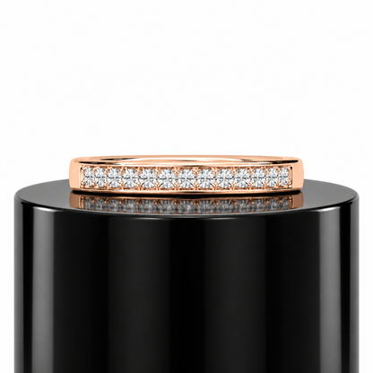 Men's Channel Diamond Wedding Band
