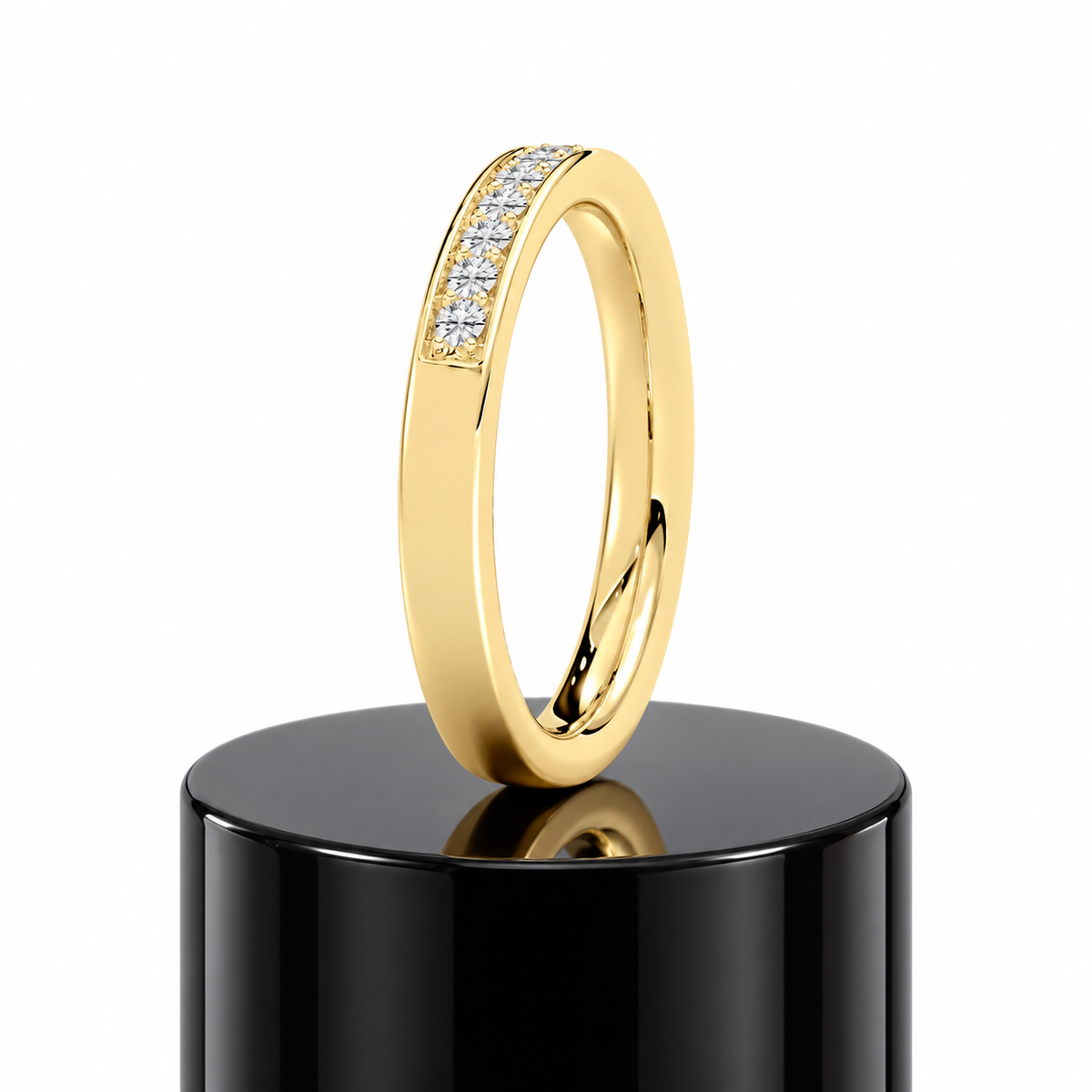 Men's Channel Diamond Wedding Band