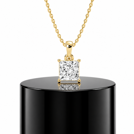 Princess Solitaire Pendant