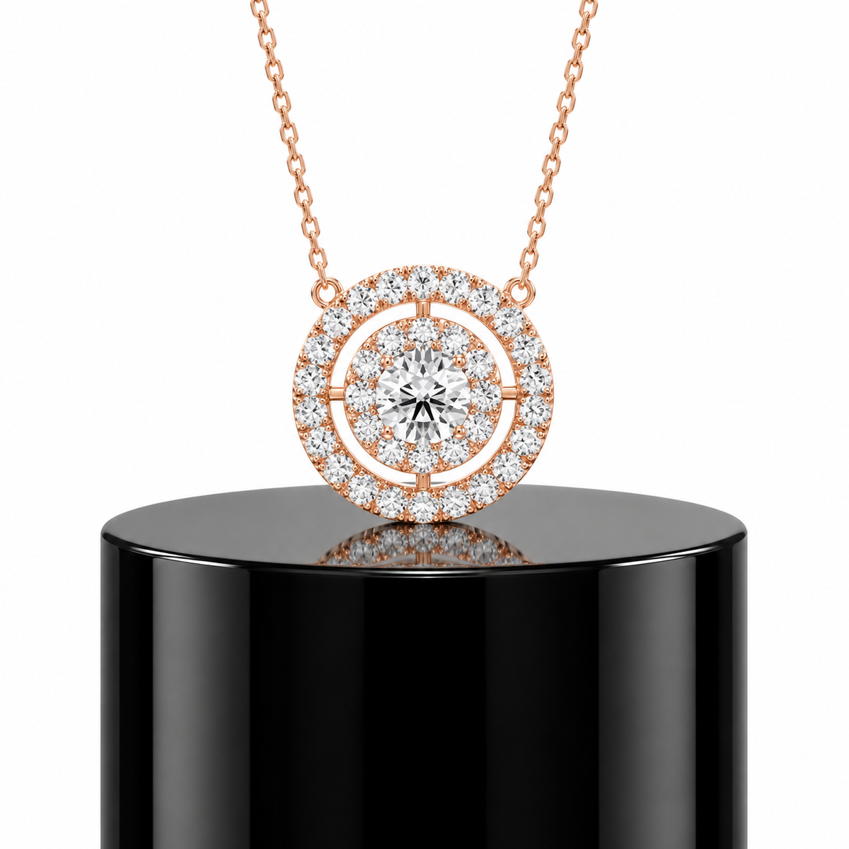 Double Halo Pendant