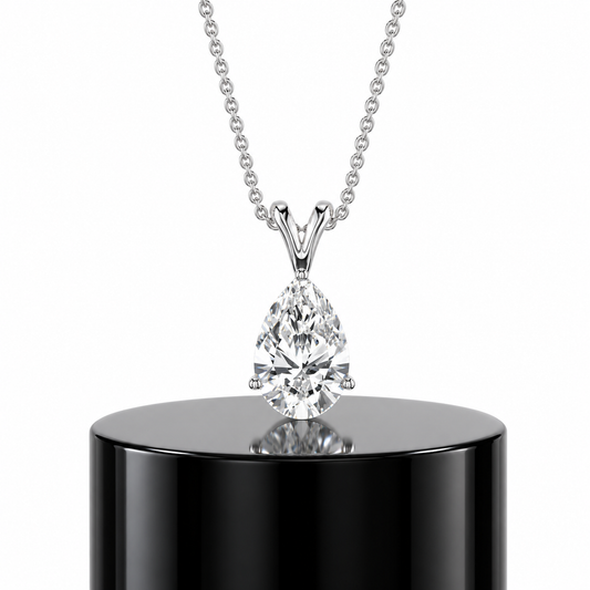 Pear Diamond Pendant