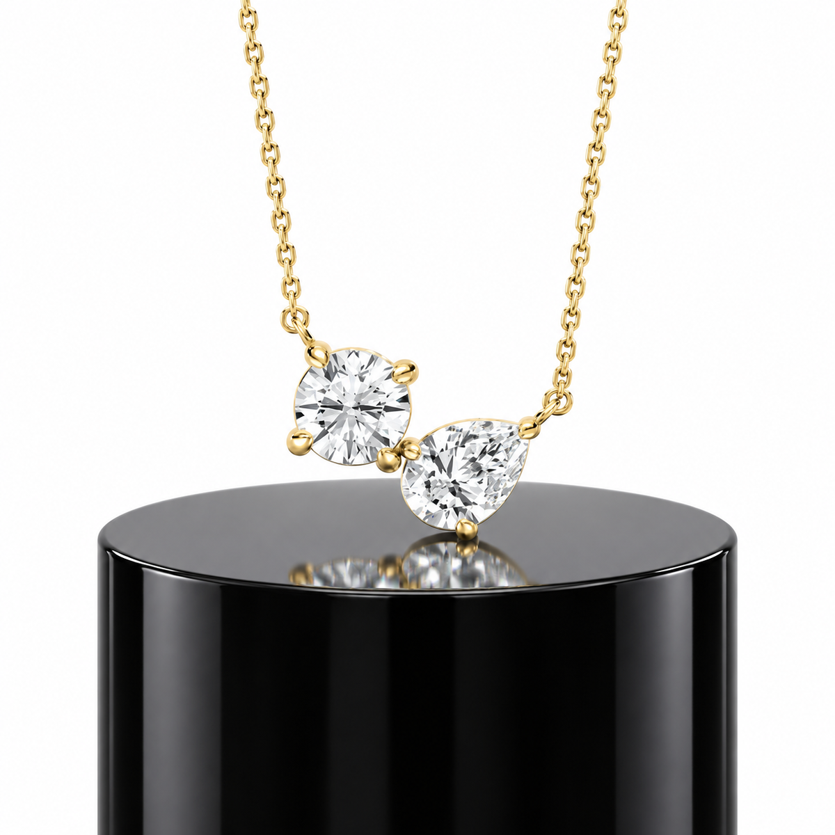 Twin Diamond Pendant
