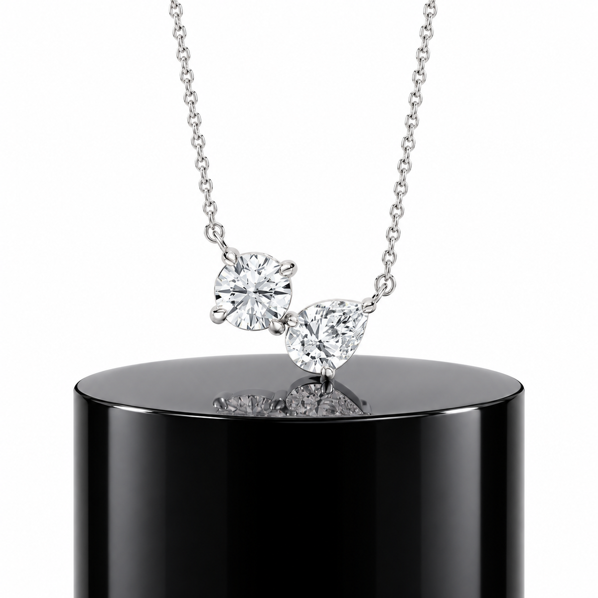 Twin Diamond Pendant