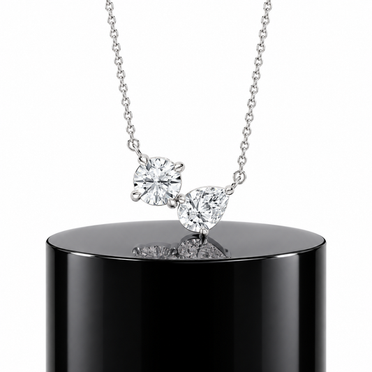 Twin Diamond Pendant