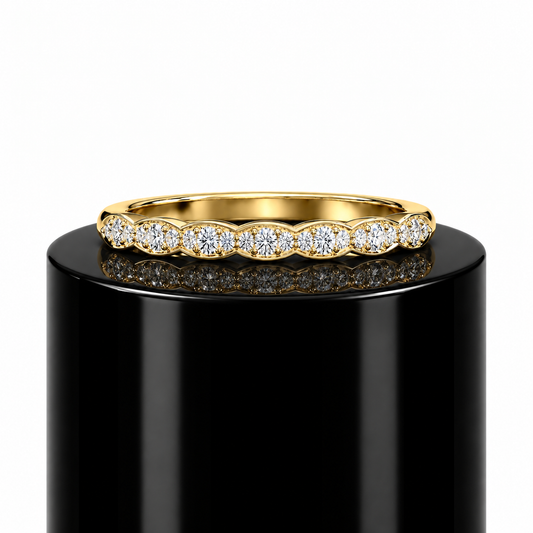 Contour Diamond Band