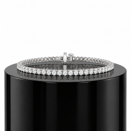 Classic Round Diamond Tennis Bracelet