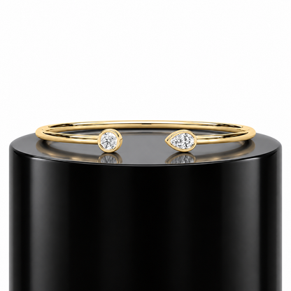 Duo Diamond Bangle