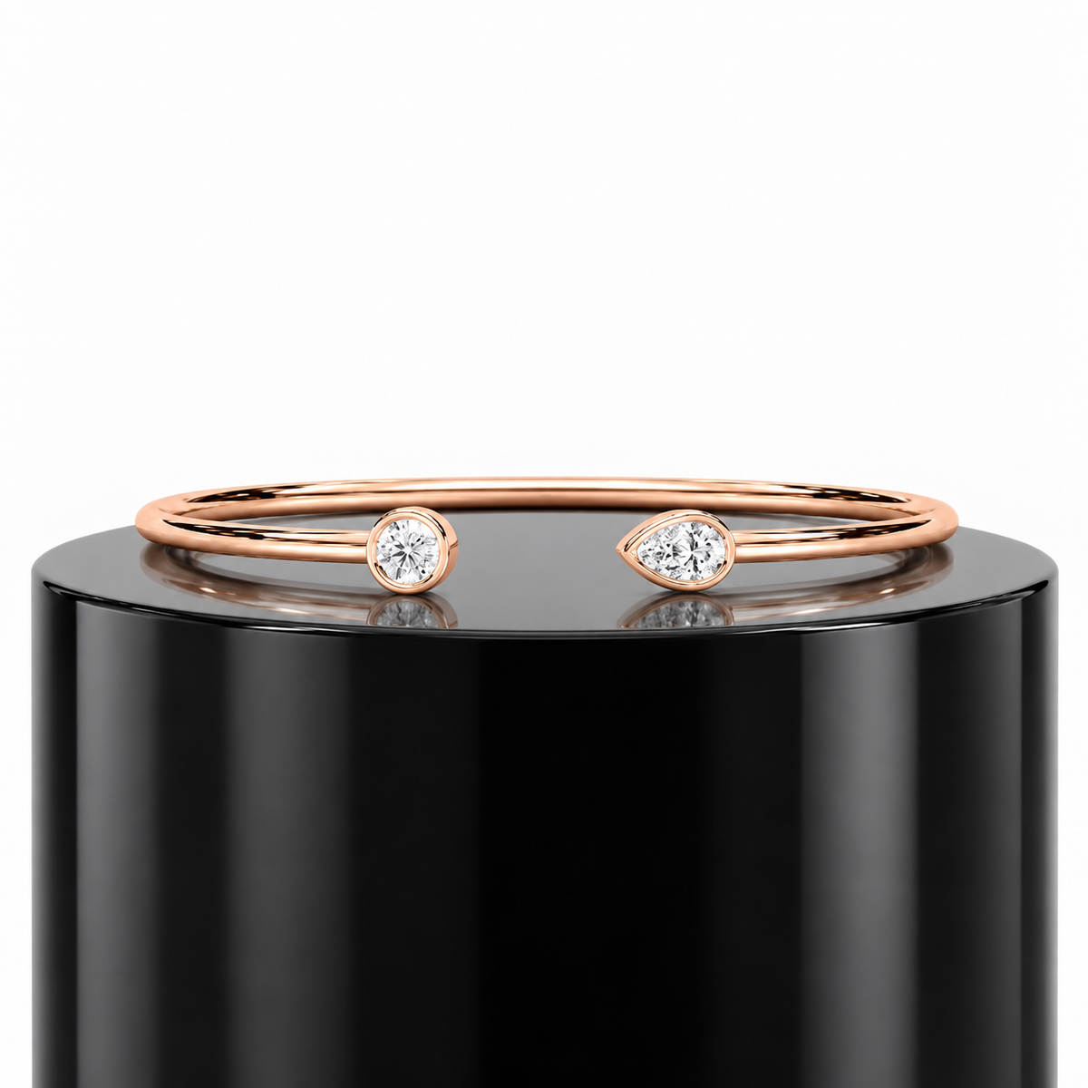 Duo Diamond Bangle