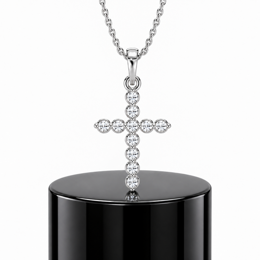 Kids Diamond Cross Pendant