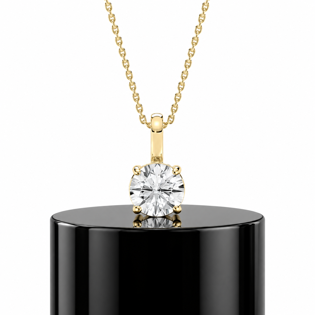 Solitaire Diamond Pendant