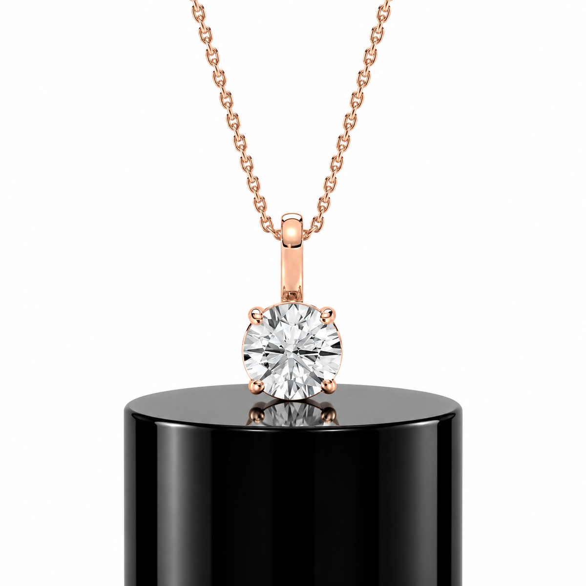 Solitaire Diamond Pendant