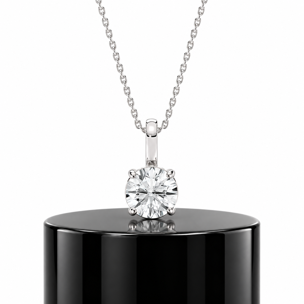 Solitaire Diamond Pendant
