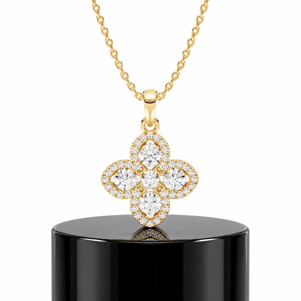 Magnolia Diamond Pendant