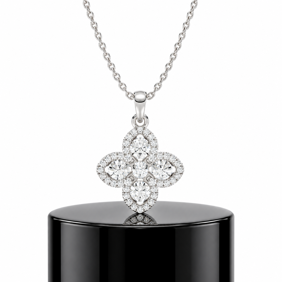 Magnolia Diamond Pendant