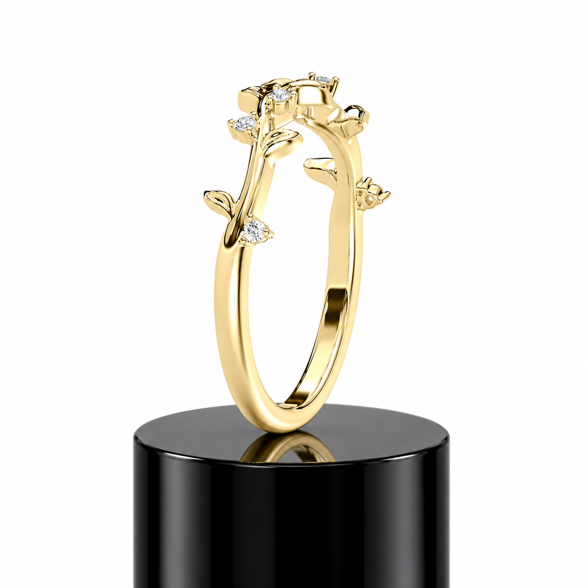 Botanical Diamond Band