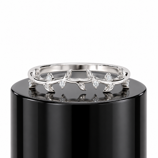 Botanical Diamond Band