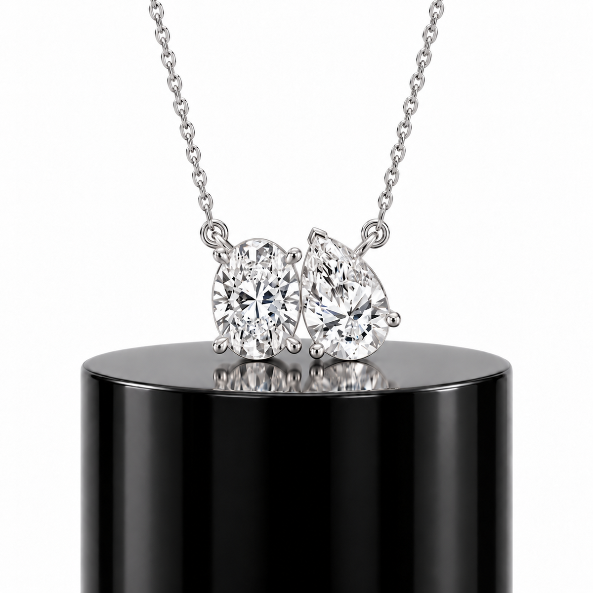 Toi et Moi Diamond Pendant