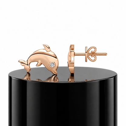 Dolphin Studs For Kids