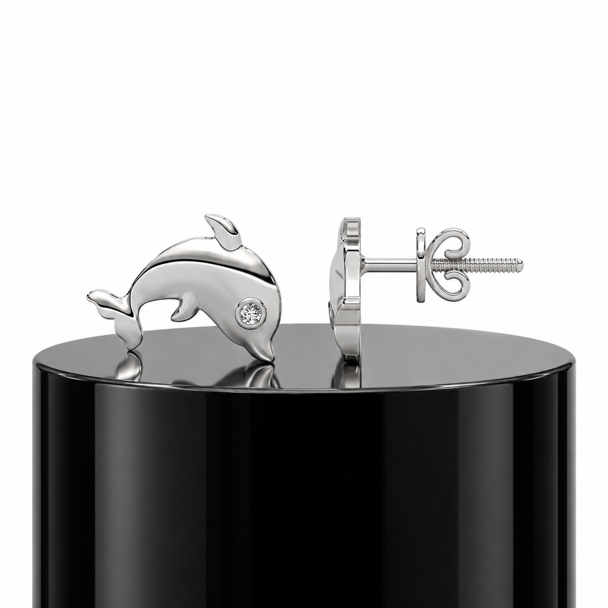 Dolphin Studs For Kids