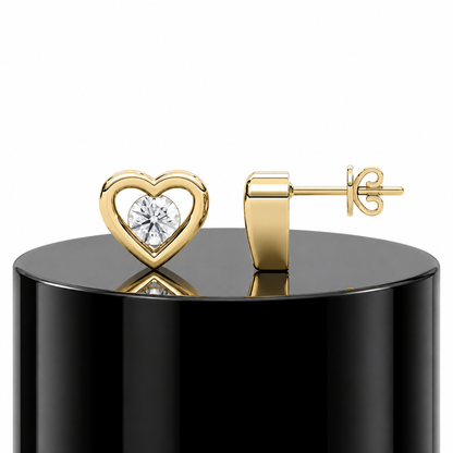 Heart Studs For Kids