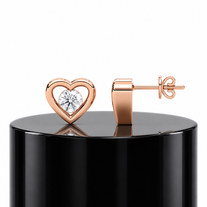 Heart Studs For Kids