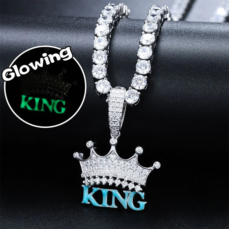 VVS King Crown Glow in the Dark Pendant