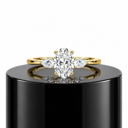 Oval Trilogy Diamond Ring