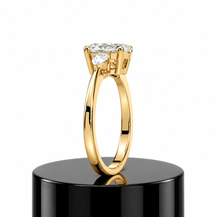 Oval Trilogy Diamond Ring