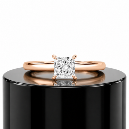 Princess Hidden Halo Ring