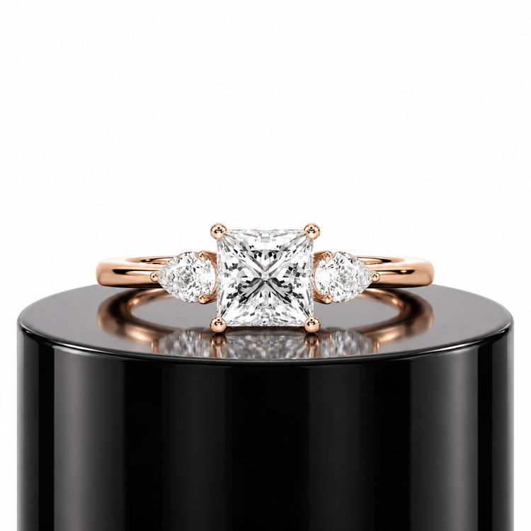 Princess Trilogy Diamond Ring