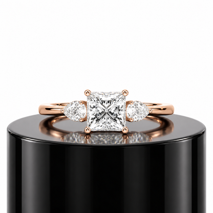Princess Trilogy Diamond Ring