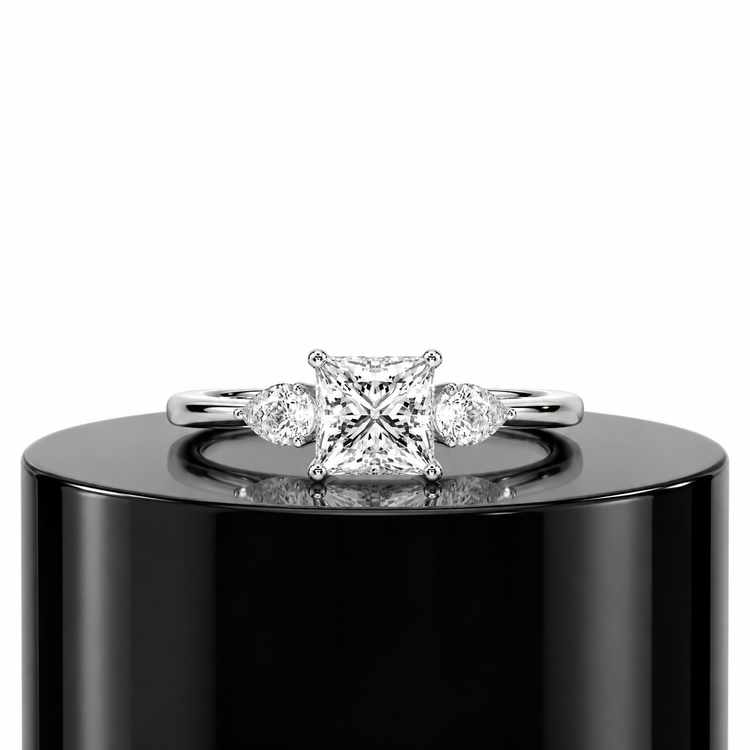 Princess Trilogy Diamond Ring