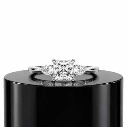 Princess Trilogy Diamond Ring