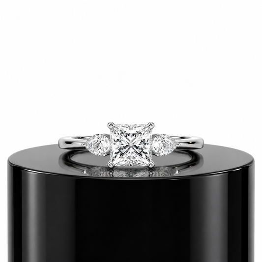 Princess Trilogy Diamond Ring