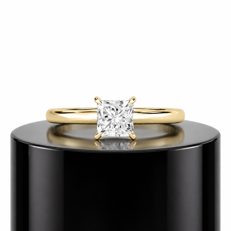 Princess Hidden Halo Ring