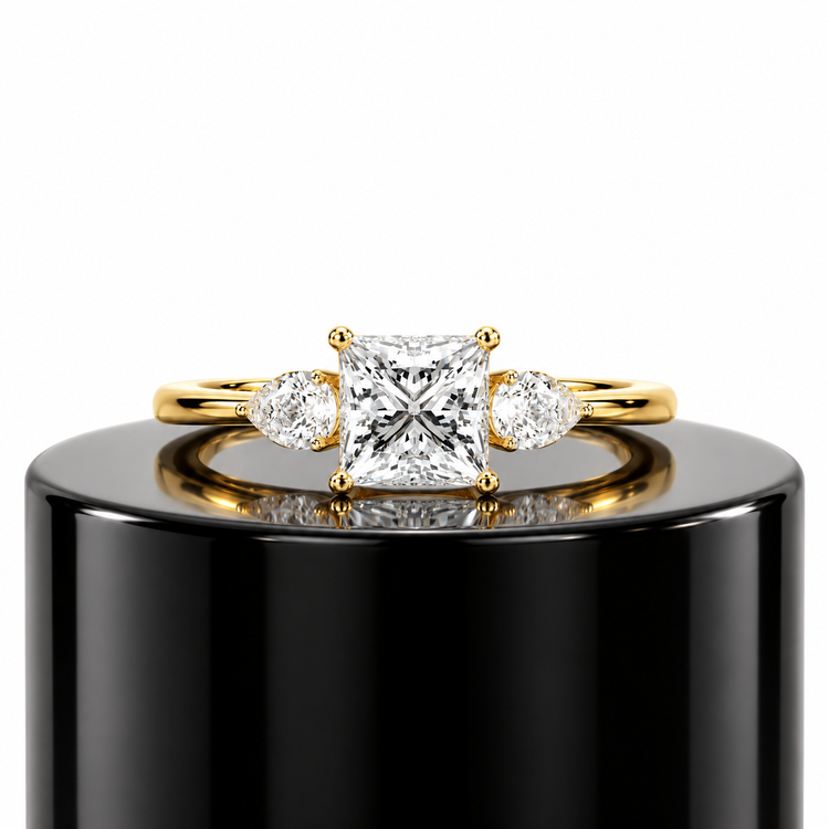 Princess Trilogy Diamond Ring