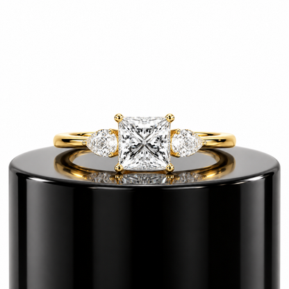 Princess Trilogy Diamond Ring