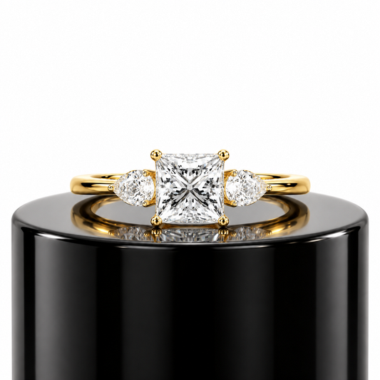 Princess Trilogy Diamond Ring