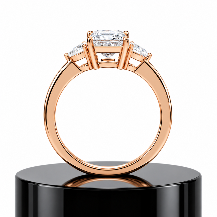 Princess Trilogy Diamond Ring