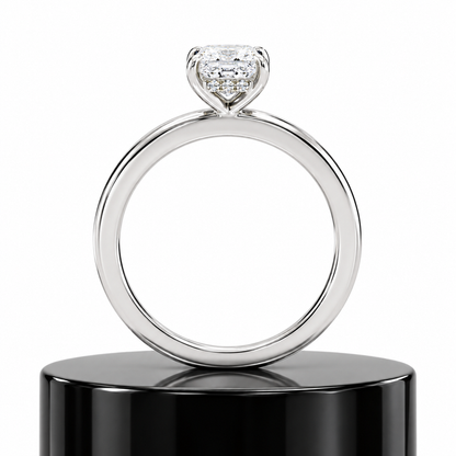 Princess Hidden Halo Ring