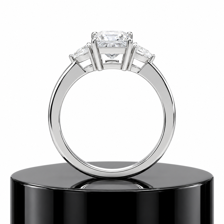 Princess Trilogy Diamond Ring
