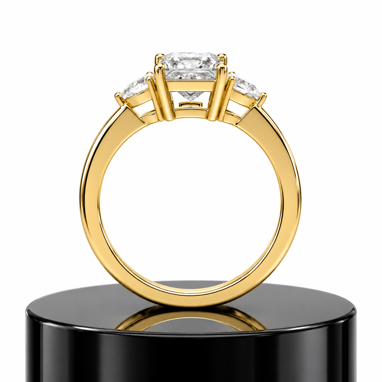Princess Trilogy Diamond Ring