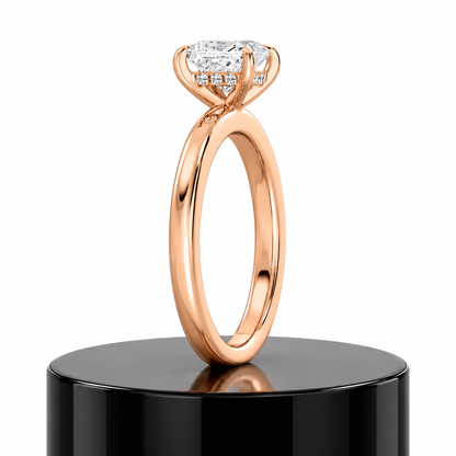 Princess Hidden Halo Ring