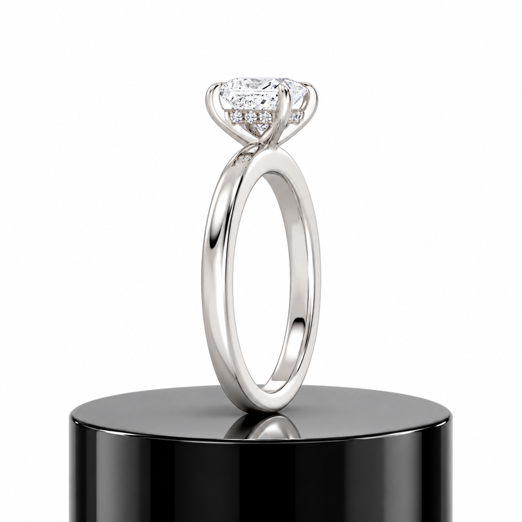 Princess Hidden Halo Ring