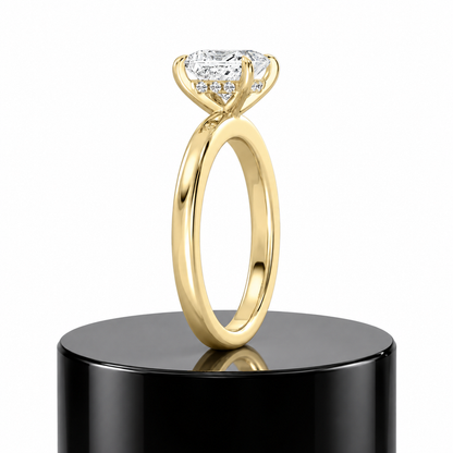 Princess Hidden Halo Ring